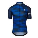 AGU Grainy Stripe Fietsshirt Essential Heren - Deep Blue