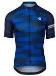 AGU Grainy Stripe Fietsshirt Essential Heren - Deep Blue