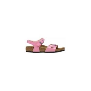 Sandaal Birkenstock Kids Rio Birko-Flor Patent Candy Pink Narrow-Schoenmaat 33