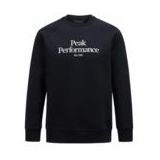 Peak Performance - Original Crew - Trui - Black Offwhite