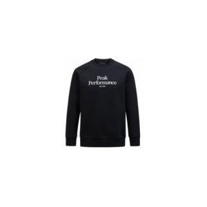 Peak Performance - Original Crew - Trui - Black Offwhite