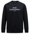 Peak Performance - Original Crew - Trui - Black Offwhite