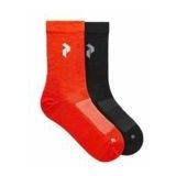 Sok Peak Performance Unisex Hiking Socks Solar Burst Black (2-Pack)-Schoenmaat 39 - 42