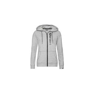 Tennisvest HEAD Women Club Greta Grey Melange Black-XXXL