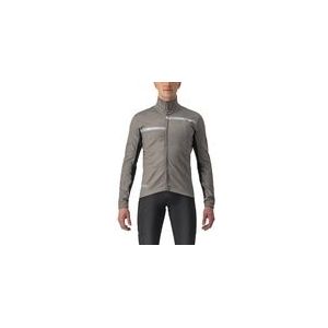 Fietsjack Castelli Men Transition 2 Nickel Gray Dark Gray Silver Reflex