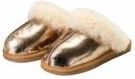 Shepherd of Sweden - Jessica - Pantoffel - Goud - Suède met Schapenvacht
