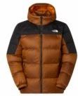 THE NORTH FACE - Diablo - Gewatteerde Jas - Roestbruin/Zwart/Wit - Met Capuchon