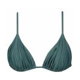 Barts Womens Kelli Gathered Triangle Bikinitop (Dames |blauw)