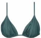 Barts Womens Kelli Gathered Triangle Bikinitop (Dames |blauw)