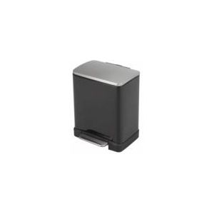 EKO E-Cube Prullenbak - 12 l - Zwart