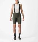 Fietsbroek Castelli Women Espresso Dt Bibshort Deep Green-S