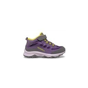 Wandelschoen Merrell Kids MOAB Speed Mid A/C Waterproof Grape Cadet-Schoenmaat 37