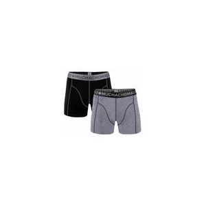 Boxershort Muchachomalo Boys Solid Black Grey (2-Delig)-Maat 146 / 152