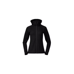 Vest Bergans Women Ulstein Wool Hood Black-XS