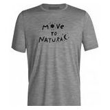 T-Shirt Icebreaker Men Tech Lite II SS Tee Move to Natural Metro Heather-S