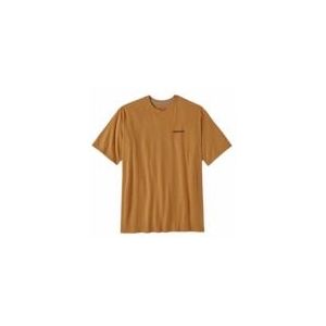 T Shirt Patagonia Men P6 Logo Responsibili Tee P/6 Outline Golden Caramel-S