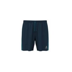 Sportbroek Odlo Men Short Essential 6 Inch Blue Wing Teal Saxony Blue-XL