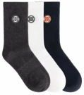 Socks Deblon Women Navy Off White Anthracite Melange (3-pack)-Schoenmaat 38 - 41