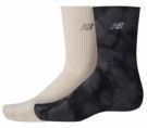 Socks New Balance Unisex Ribbed Cuff Mid Calf Assorted 3 (2 Pack)-Schoenmaat 39 - 42