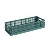 Opbergbox HAY Colour Crate Mini Oblong Dark Green