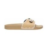 Scholl - Pescura - Slipper - Beige - Verstelbare Gespsluiting