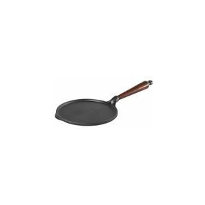 Skeppshult Pannenkoekenpan 23 cm - Ambachtelijk gietijzer - Houten steel