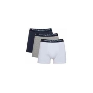 Ondergoed KnowledgeCotton Apparel Men Anker 3 Pack Grey Melange-M