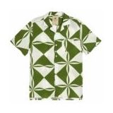 OAS - Bloomy Plateau Viscose - Blouse - Multi - Korte Mouwen