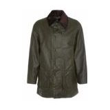 Barbour - Groene Gewaxte Katoenen Jas - Heren - Slim Fit - Ritssluiting