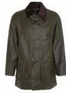 Barbour - Groene Gewaxte Katoenen Jas - Heren - Slim Fit - Ritssluiting