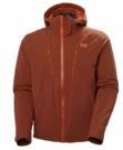 Helly Hansen - Alpha 4.0 Jacket - Ski Jas - Iron Oxide - 85% Polyamide - 15% Elastaan
