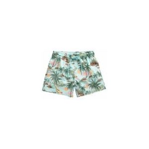 Zwembroek GANT Men Swim Shorts Hawaii Print Turquoise Mist-XXXL