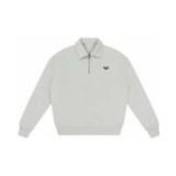 Hi-Tec - HTS74 ARS - Trui - Gray - Licht Oversized - Hoge Kraag met Korte Rits