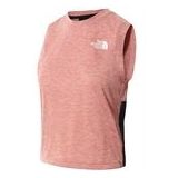The North Face - Ma S/S Crop - Tanktop - Rose Dawn Light Heather