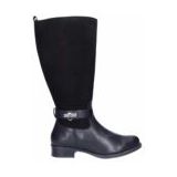 JJ Footwear - Cheddar - Dameslaars - Zwart - Leer