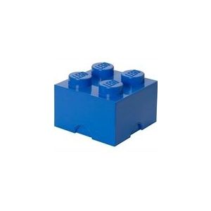 Lego Opberg Doos Legosteen 4-Pin Blauw