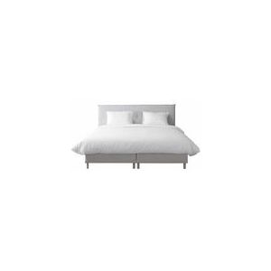 Boxspring Dozing Pescara Vlak Pocketvering Lichtgrijs-140 x 200 cm