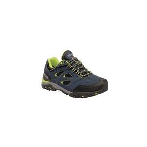 Wandelschoenen Kids Regatta Holcombe Low Navy Blazer Lime Punch-Schoenmaat 35