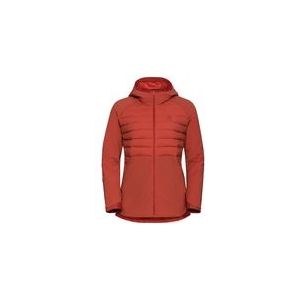 Jas Odlo Women Jacket Insulated Ascent S-Thermic Hooded Ketchup-L
