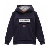 NAPAPIJRI Sweatshirt 'Burgee'  navy / mandarijn / zwart / wit