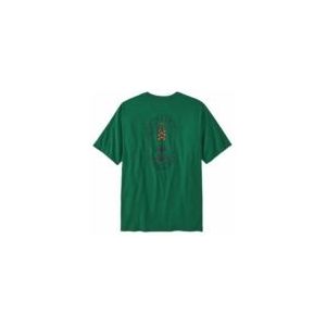 T Shirt Patagonia Men Clean Climb Trade Responsibili Tee Clean Climb Bloom Gather Green-M