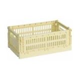 Opbergbox HAY Colour Crate Small Light Yellow
