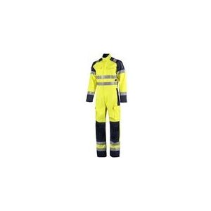 Werkoverall Ballyclare Unisex Capture Protective Multi-Hazard High Visibility Coverall Matthew Yellow Navy