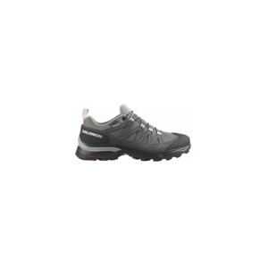 Wandelschoen Salomon Women X Ward Leather GTX Gull Black Ebony-Schoenmaat 39 (UK 6)