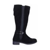 JJ Footwear - Coalville - Dameslaars - Zwart - Suède