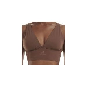 Sport BH Adidas Women Longline Bra Toasted Mocha-L