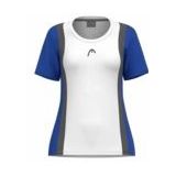 HEAD - Club 25 Tech Tee - Tennisshirt - Royal White - 100% Polyester