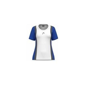 HEAD - Club 25 Tech Tee - Tennisshirt - Royal White - 100% Polyester