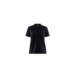Polo Craft Women Core Blend Polo Shirt Black-XXL