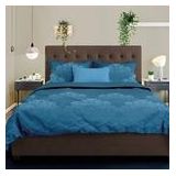 Dekbedovertrek Satin d`Or Baroque Teal Satijn-260 x 200 / 220 cm | Extra Breed